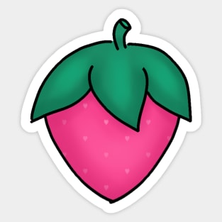 Estella the Strawberry Sticker